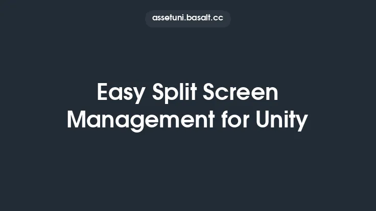 Easy Split Screen Management for Unity Thumbnail