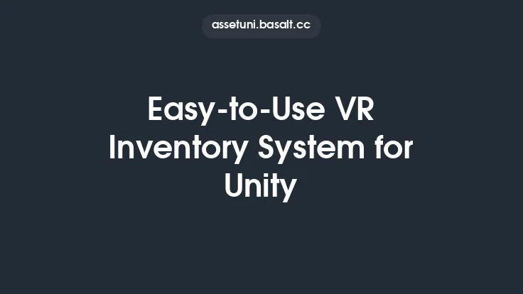 Easy-to-Use VR Inventory System for Unity Thumbnail