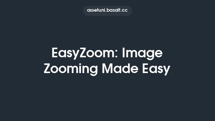 EasyZoom: Image Zooming Made Easy Thumbnail