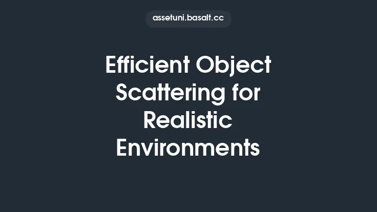 Efficient Object Scattering for Realistic Environments Thumbnail
