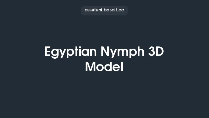 Egyptian Nymph 3D Model Thumbnail