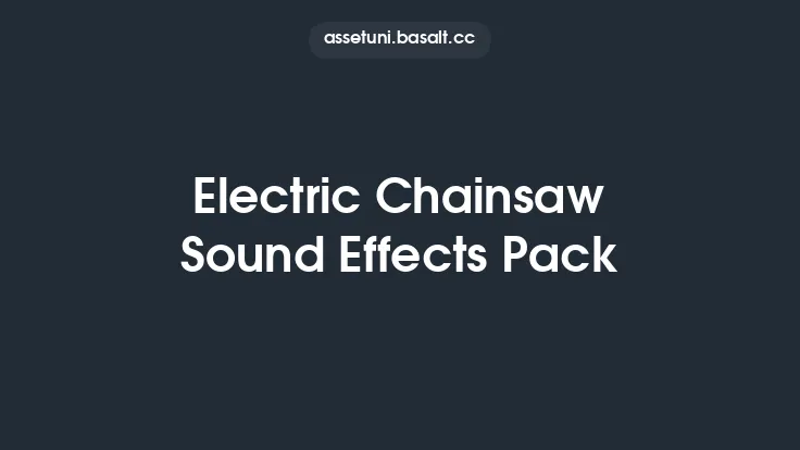 Electric Chainsaw Sound Effects Pack Thumbnail
