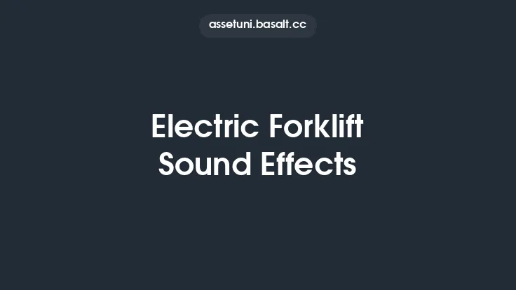 Electric Forklift Sound Effects Thumbnail