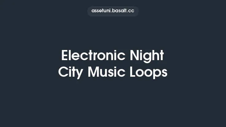 Electronic Night City Music Loops Thumbnail