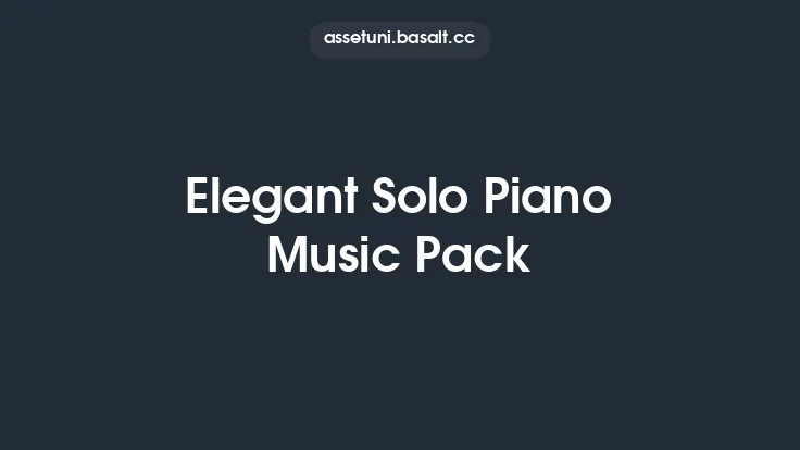 Elegant Solo Piano Music Pack Thumbnail