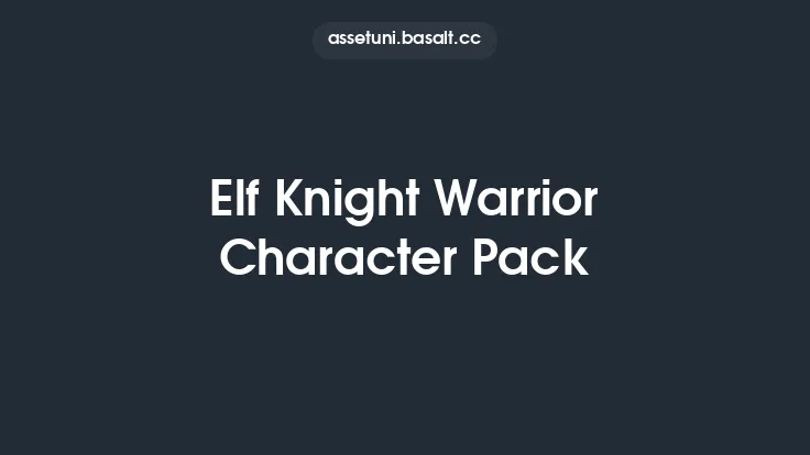 Elf Knight Warrior Character Pack Thumbnail