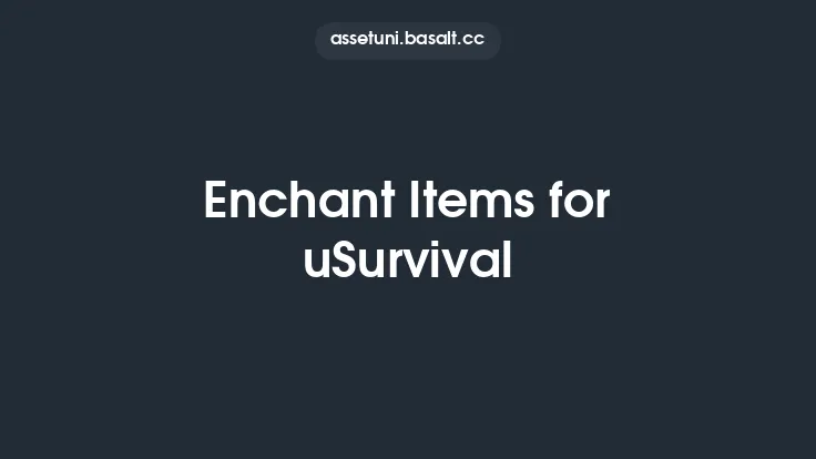 Enchant Items for uSurvival Thumbnail