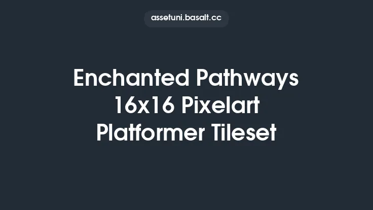 Enchanted Pathways 16x16 Pixelart Platformer Tileset Thumbnail