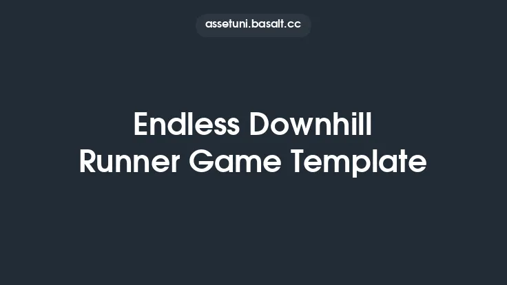 Endless Downhill Runner Game Template Thumbnail