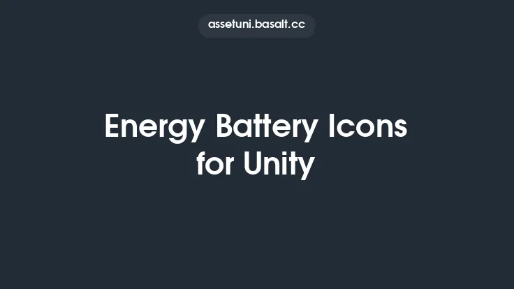 Energy Battery Icons for Unity Thumbnail