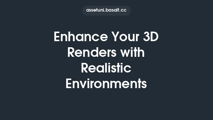 Enhance Your 3D Renders with Realistic Environments Thumbnail
