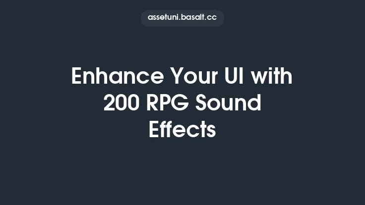 Enhance Your UI with 200 RPG Sound Effects Thumbnail