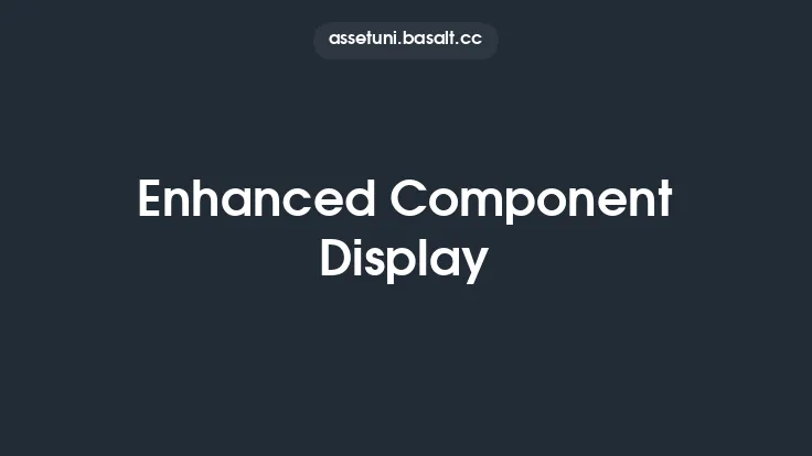 Enhanced Component Display Thumbnail