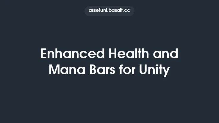 Enhanced Health and Mana Bars for Unity Thumbnail