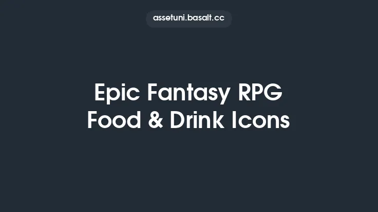 Epic Fantasy RPG Food & Drink Icons Thumbnail