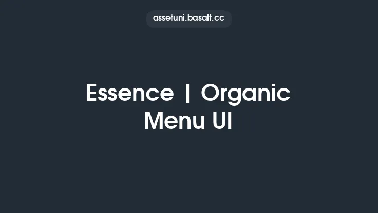 Essence | Organic Menu UI Thumbnail