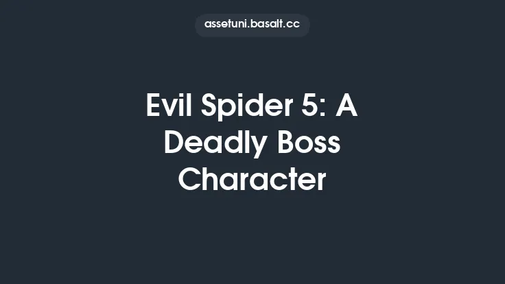 Evil Spider 5: A Deadly Boss Character Thumbnail