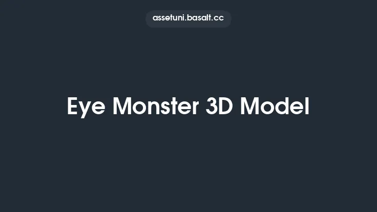 Eye Monster 3D Model Thumbnail
