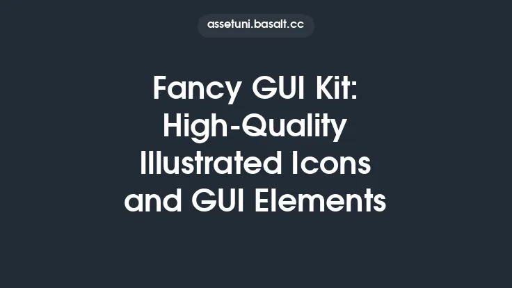 Fancy GUI Kit: High-Quality Illustrated Icons and GUI Elements Thumbnail