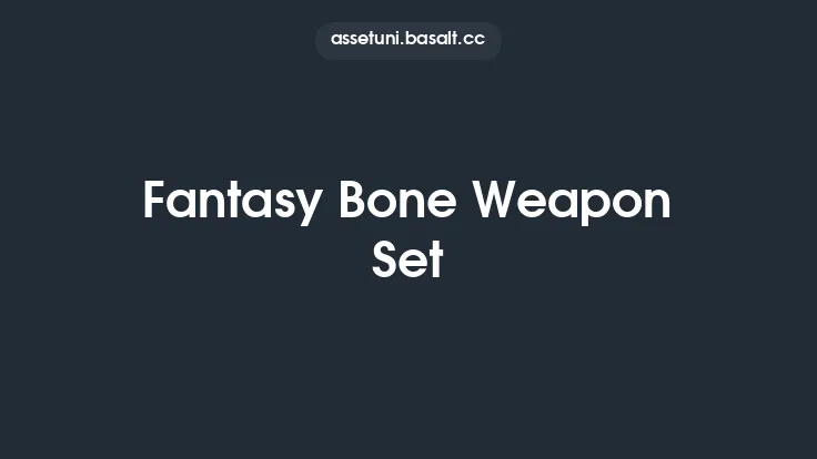 Fantasy Bone Weapon Set Thumbnail