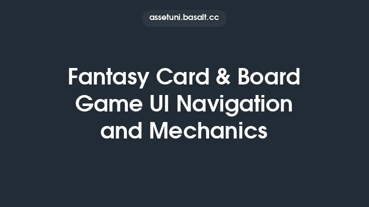 Fantasy Card & Board Game UI Navigation and Mechanics Thumbnail