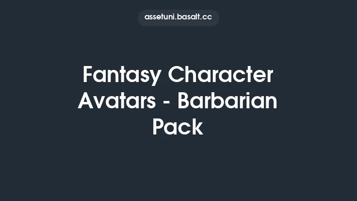 Fantasy Character Avatars - Barbarian Pack Thumbnail