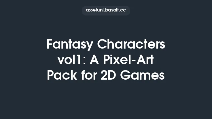 Fantasy Characters vol1: A Pixel-Art Pack for 2D Games Thumbnail