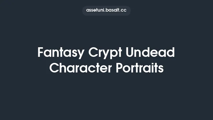 Fantasy Crypt Undead Character Portraits Thumbnail