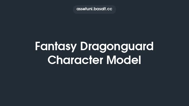 Fantasy Dragonguard Character Model Thumbnail