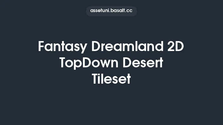Fantasy Dreamland 2D TopDown Desert Tileset Thumbnail