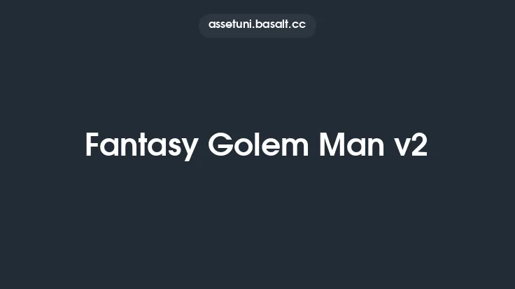 Fantasy Golem Man v2 Thumbnail