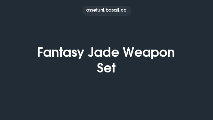 Fantasy Jade Weapon Set Thumbnail