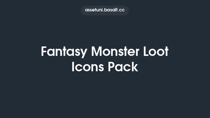 Fantasy Monster Loot Icons Pack Thumbnail