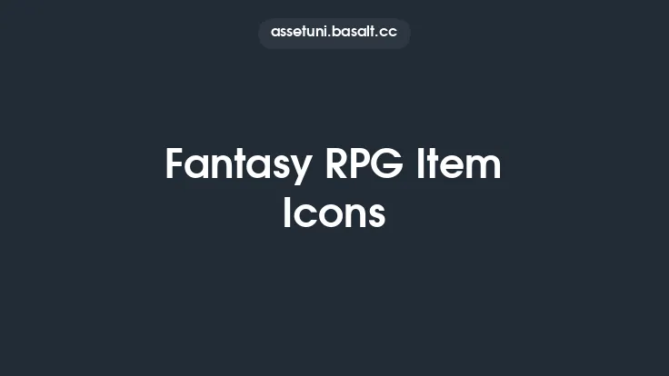 Fantasy RPG Item Icons Thumbnail