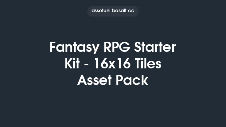Fantasy RPG Starter Kit - 16x16 Tiles Asset Pack Thumbnail