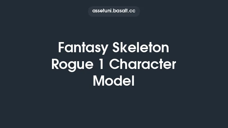 Fantasy Skeleton Rogue 1 Character Model Thumbnail