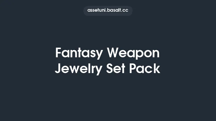 Fantasy Weapon Jewelry Set Pack Thumbnail