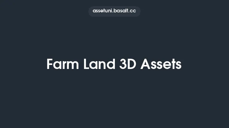 Farm Land 3D Assets Thumbnail