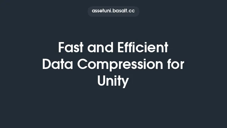 Fast and Efficient Data Compression for Unity Thumbnail