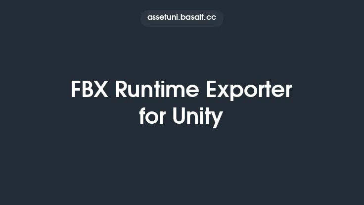 FBX Runtime Exporter for Unity Thumbnail