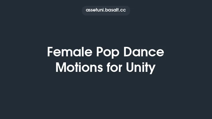Female Pop Dance Motions for Unity Thumbnail