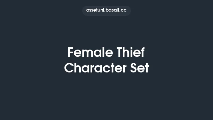 Female Thief Character Set Thumbnail