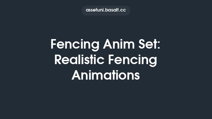 Fencing Anim Set: Realistic Fencing Animations Thumbnail