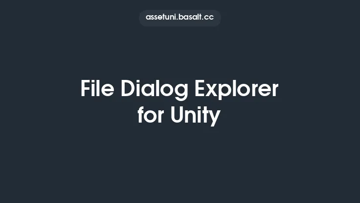 File Dialog Explorer for Unity Thumbnail