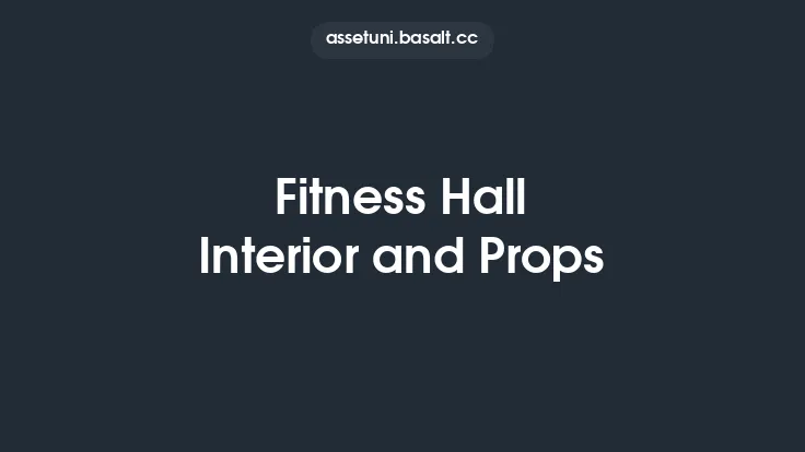 Fitness Hall Interior and Props Thumbnail