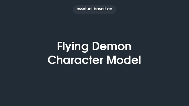 Flying Demon Character Model Thumbnail