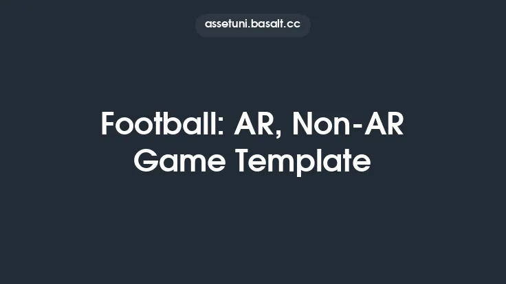 Football: AR, Non-AR Game Template Thumbnail