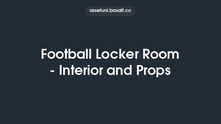 Football Locker Room - Interior and Props Thumbnail