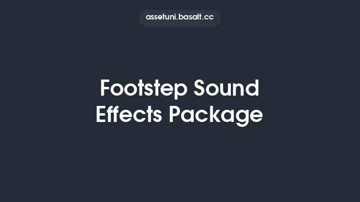 Footstep Sound Effects Package Thumbnail