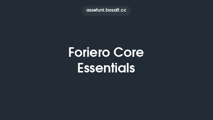 Foriero Core Essentials Thumbnail